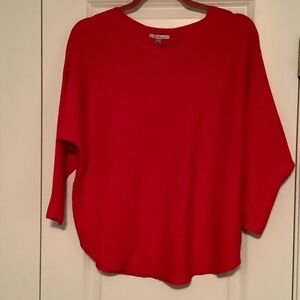 Vibrant Red Women's Crew Neck Sweater